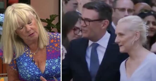 Liz Kershaw trolled the outfit chosen by Andy Burnham’s wife Marie-France van Heel and got all the responses she deserved