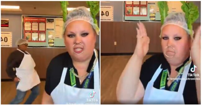 This viral video of two dinner ladies recreating the Prodigy’s ‘Firestarter’ is just a blast of lipsyncing joy