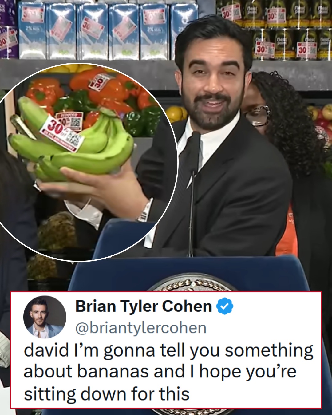 A mega Maga complained about the ‘suspiciously green bananas’ at Zohran Mamdani’s city-run discount grocery store and got schooled in how fruit works – 19 top takedowns