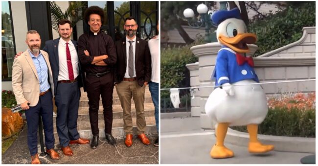 Derek Guy gave Calvin Robinson’s right-wing preacher buddies a whole internet fashion history lecture on why their shoes make them look like Donald Duck, and the internet cheered