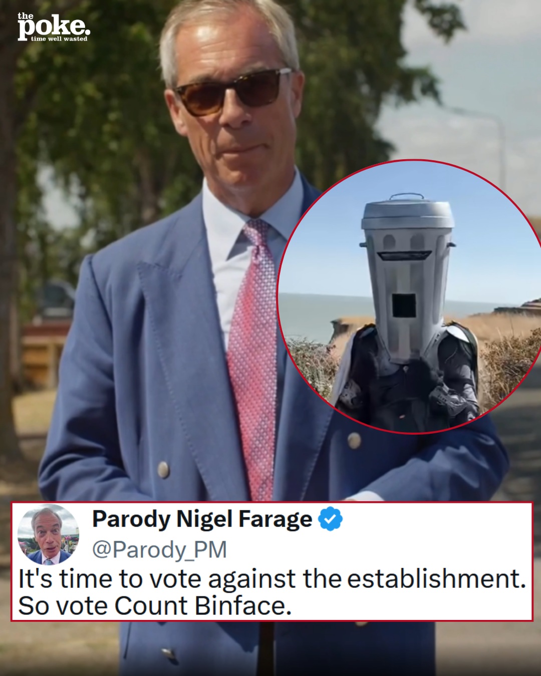 Nigel Farage urged the people of Clacton to vote against the Establishment, and the internet wholeheartedly agreed