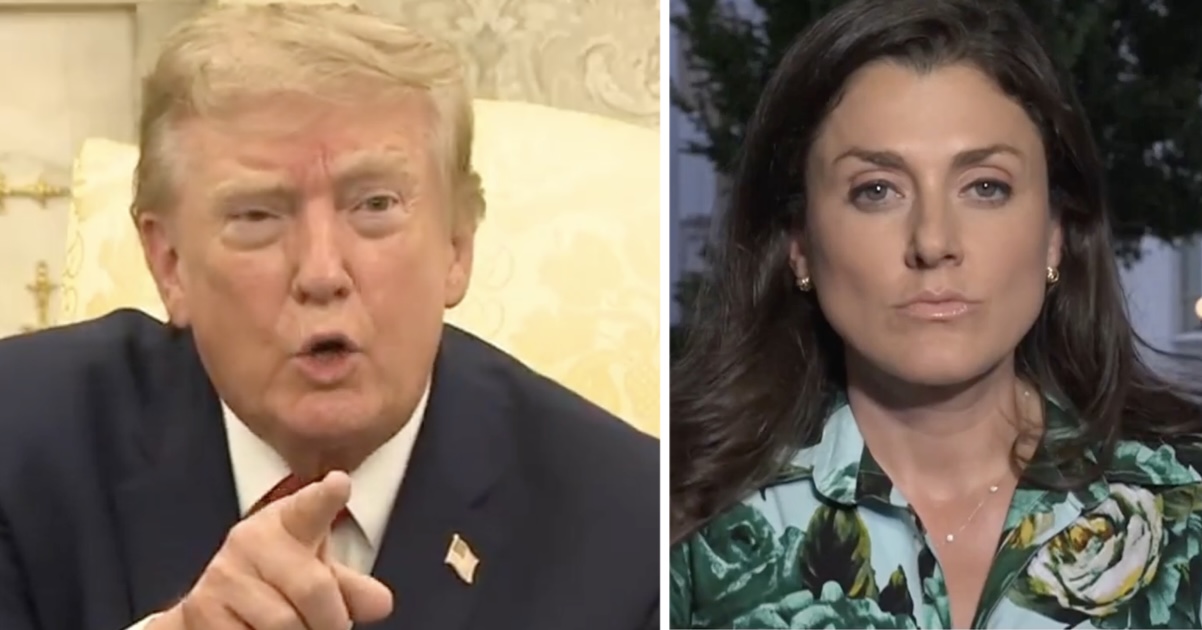 Donald Trump tried to shut down a woman reporter and she just kept going anyway and it was simply brilliant