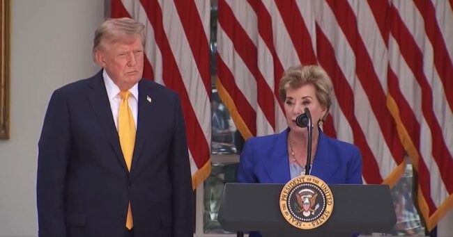 Trump’s wrestlemaniac Education Secretary has been wanging on about schools secretly changing children’s gender, and the takedowns were as scathing as she deserved