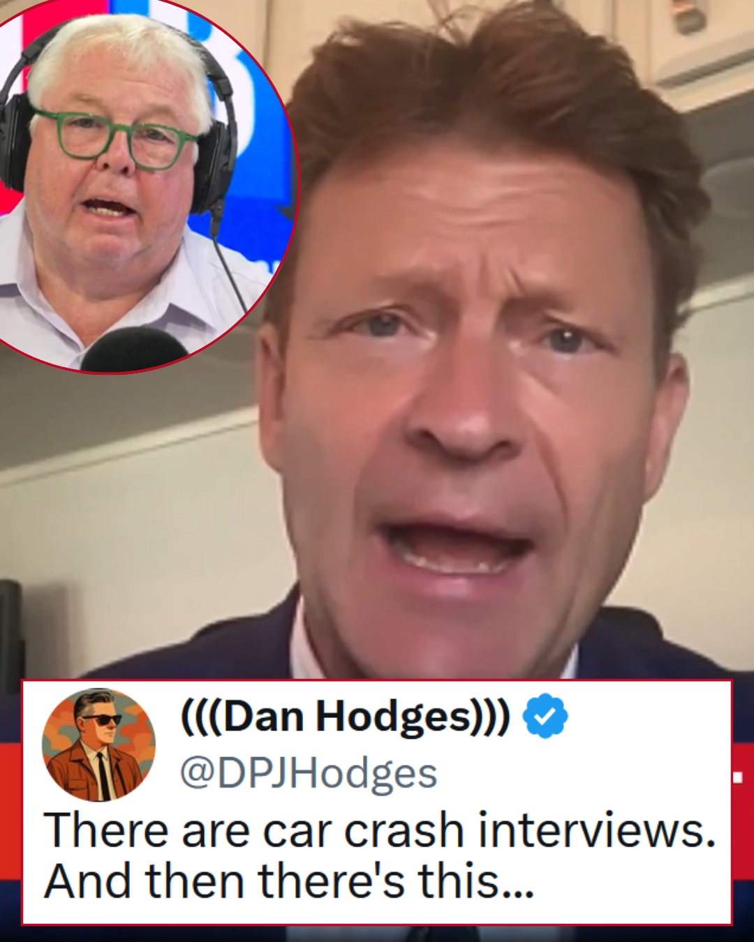 Watch Richard Tice fuuuuuming as Nick Ferrari questions Farage’s conflicting excuses for dodging the Clacton declaration