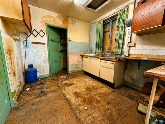 There was no shortage of eye-opening moments in this derelict house for sale but the payoff was truly the stuff of nightmares