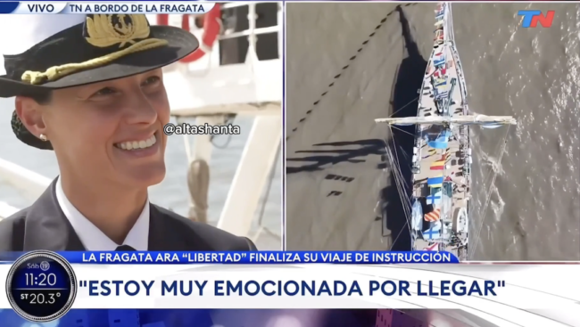 The way this woman mysteriously disappears in this TV news report is properly melting brains everywhere