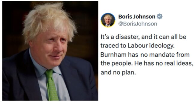 Boris Johnson was dragged hard for blaming small-boat crossings on ‘Labour ideology’, and even Community Notes put the boot in in – 17 brutal reactions
