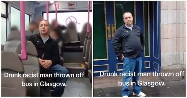 A Glasgow woman read the riot act to a drunken bigot on the bus, and the internet cheered her to the rafters