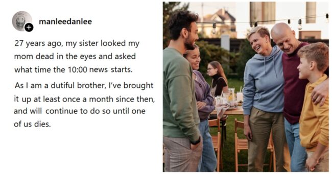 Nobody reminds you of your embarrassing blunders quite like your own family – 19 relatives hilariously keeping the gaffe receipts