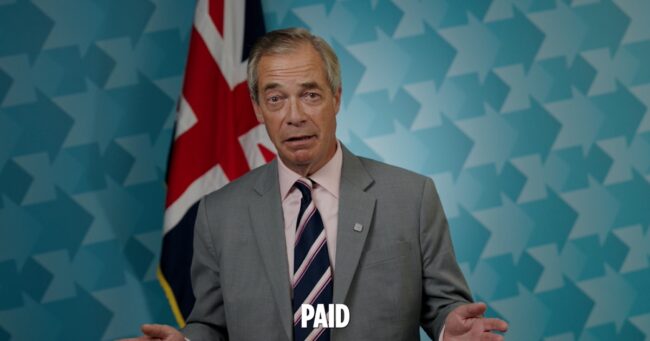 Global supplies of chinny reckon are in great demand over Nigel Farage’s claim that Reform would protect pensions – 17 highly sceptical responses