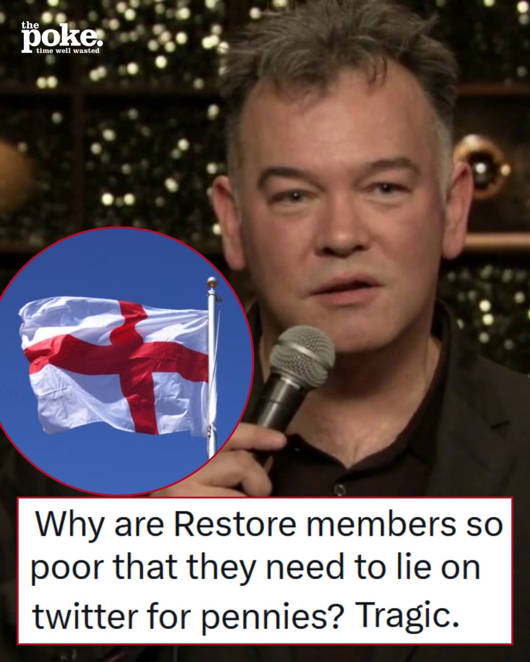 An 'anti-woke' author wasted precious family holiday time spouting nonsense about Birmingham trying to ban England flags - 17 generous servings of chinny reckon