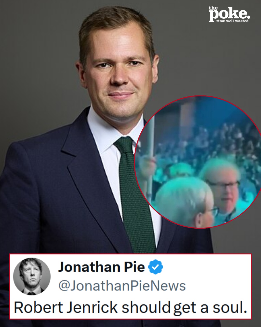 Robert Jenrick thinks the crutch-wielding Reformer who struck out at female protesters should get a medal, if you were wondering how the ‘protect our women’ message is doing