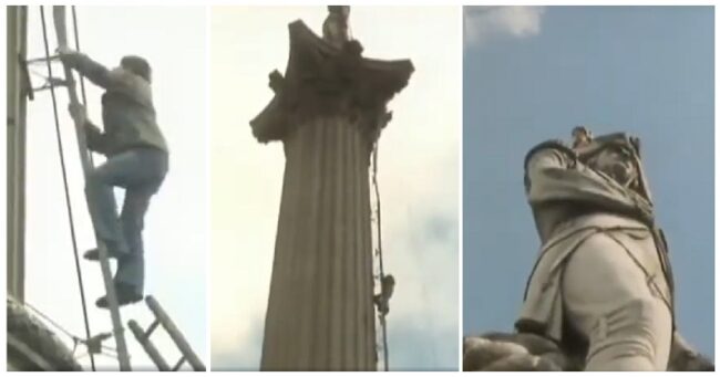 John Noakes’ climb up Nelson’s Column may have been a health and safety nightmare, but it’s still just brilliant telly