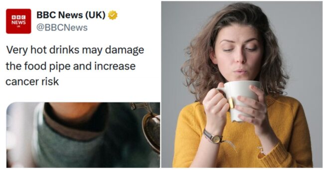 The BBC got absolutely dragged for using ‘food pipe’ in a headline about the health risk of hot drinks – 17 favourite clapbacks
