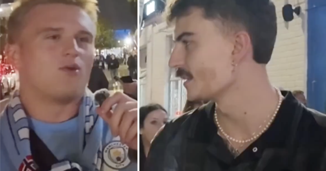 The epic takedown of this American who went fishing for racists in Manchester had Brits everywhere cheering