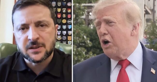 Donald Trump called on Volodymyr Zelenskyy to make a deal with Putin and of all the A++ replies this one beat all-comers