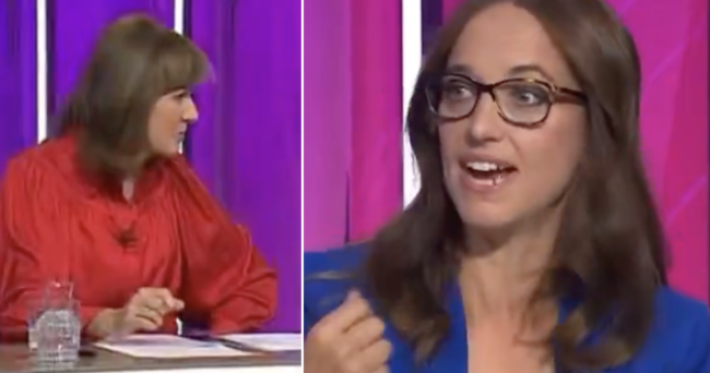 Helen Whately lobbed a small boats grenade at Andy Burnham’s government and Fiona Bruce threw it right back in magnificent style