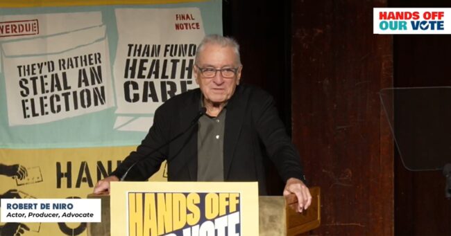 Robert De Niro’s NSFW message to Trump was already amazing, but it was made so much better by how much it riled the Maga cultists