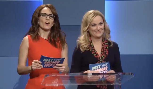 Tina Fey and Amy Poehler’s ‘Meet Your Second Wife’ SNL sketch is going viral and it’s a hilarious must-watch