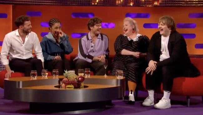 Lewis Capaldi’s hilarious payoff the first time he met Jamie Dornan on Graham Norton was simply killer