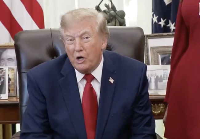 Donald Trump’s come up with a new reason why he deserves the Nobel peace prize and got annihilated in the comments