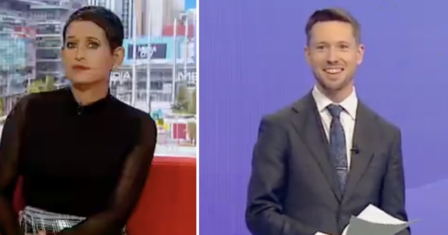 This BBC News man’s saucy breakfast time pun didn’t land as he’d hoped and maybe it’s just us but we had proper tears
