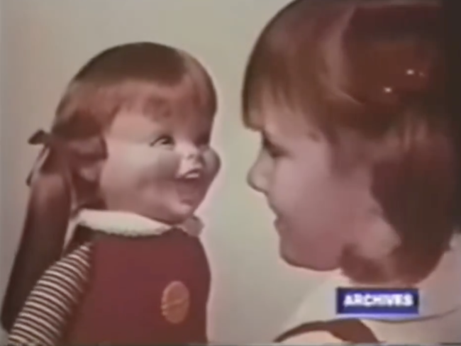 This 1970s advert for the ‘Baby Laugh A-Lot’ doll is truly the stuff of nightmares