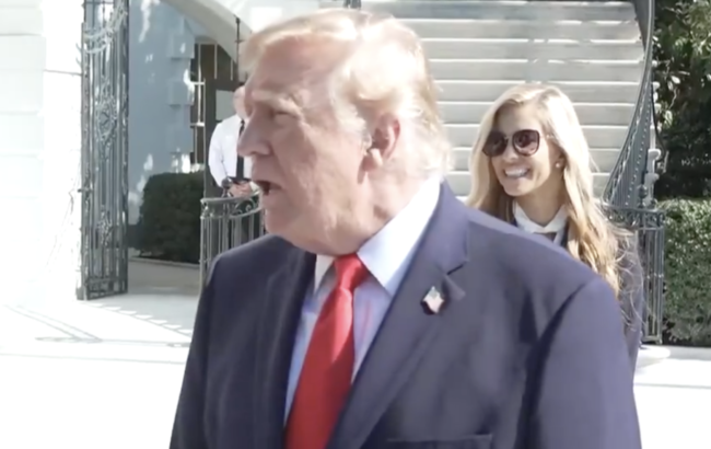 Donald Trump’s furious looking double take when he finds out in real time where his new press secretary passed her law exams was simply epic