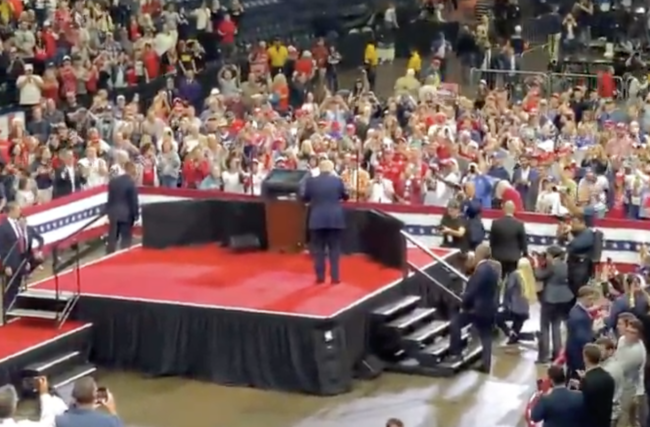 A ‘Maga’ shared a video of Trump’s latest rally and the only way it was full is if people came dressed as empty seats