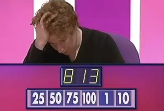 This outrageous old Countdown number round just went wildly viral again and it’s an absolute jaw-dropper