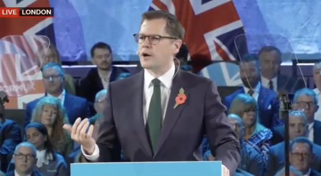 To the camera operator who devastatingly cut to Nigel Farage during Robert Jenrick’s speech, take the rest of the week off!