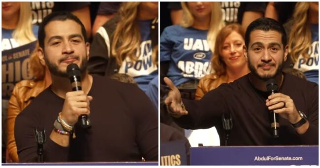 Abdul El-Sayed’s response to Trump saying he’d have to go through a metal detector was 24-carat gold