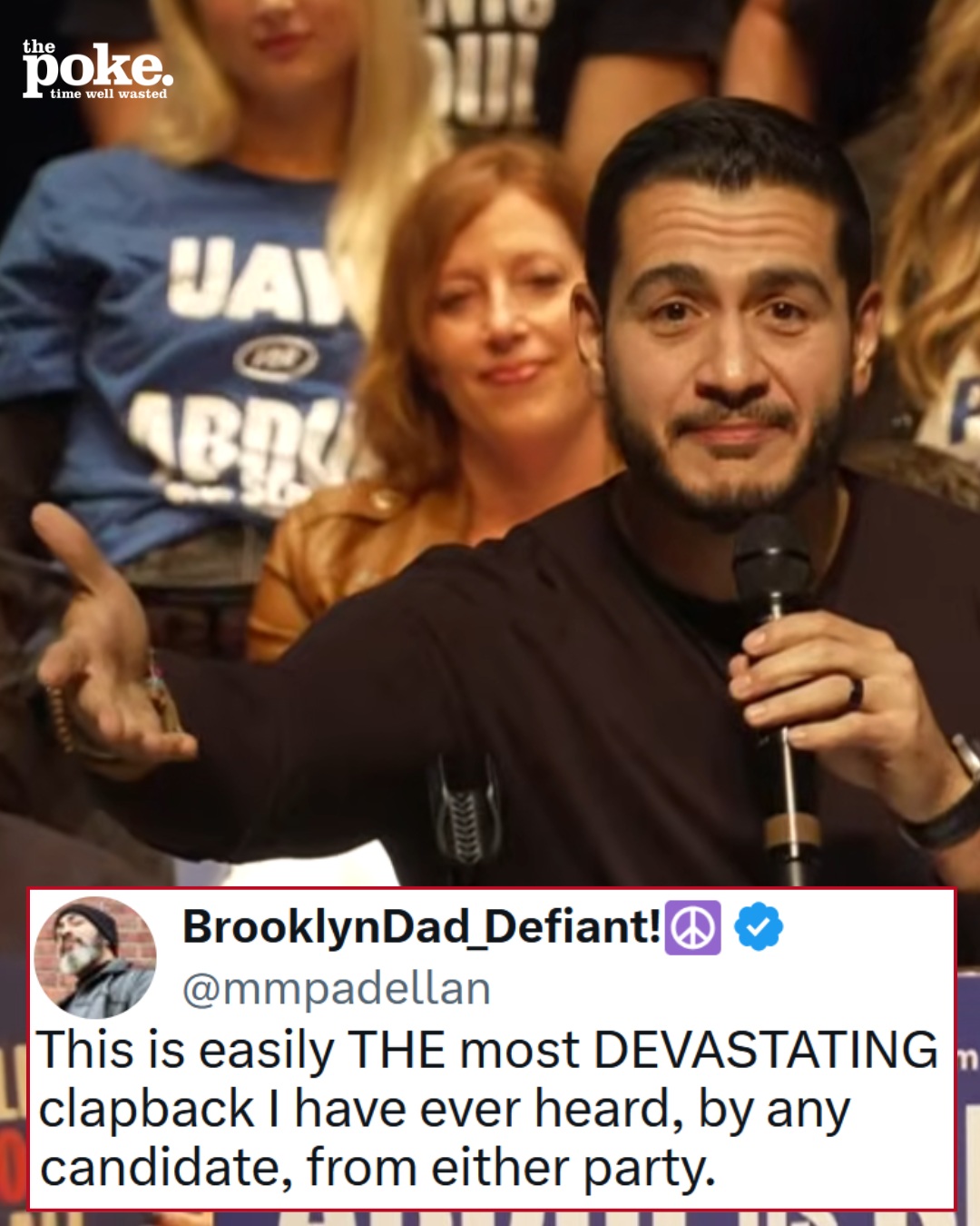 Abdul El-Sayed's response to Trump saying he'd have to go through a metal detector was 24-carat gold