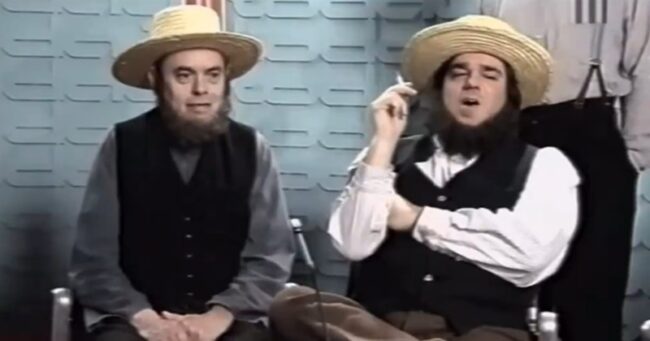 Kevin Eldon’s ‘Amish Sex Pistols’ sketch from back in the day will never fail to make our day better