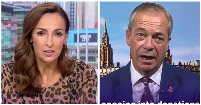 Nigel Farage’s furious deflection was a real squirmfest, as Sally Nugent pressed him over an ally calling Kemi Badenoch a ‘Nigerian scammer’