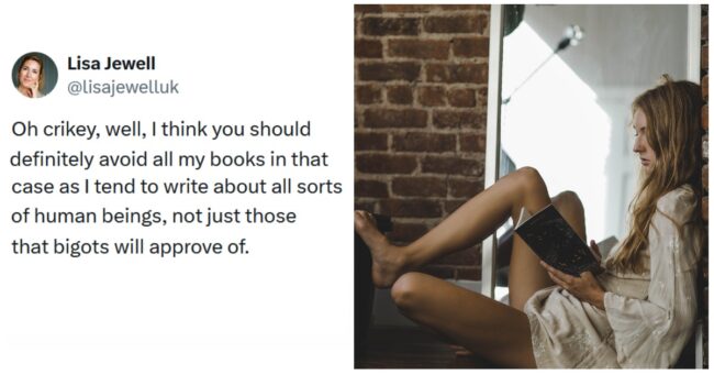 This author’s clapback to an anti-LGBTQ bigot sits proudly in the library of all-time great responses