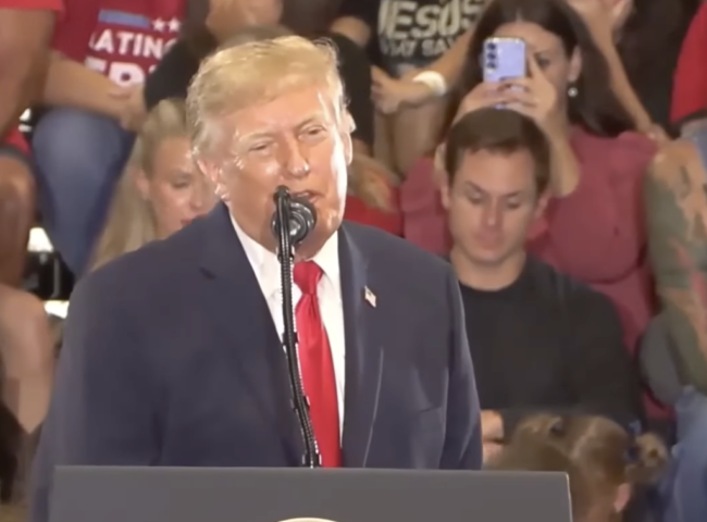 Donald Trump’s latest unhinged Iran rant was eye-opening enough to listen to but written down it’s simply next level