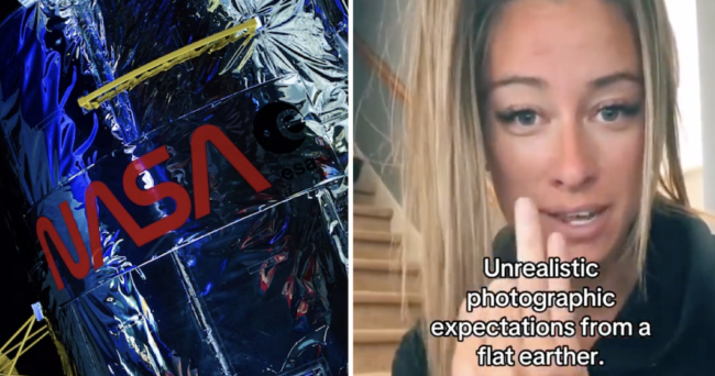 A flat earther challenged Nasa to prove her wrong and this A++ reply went into orbit