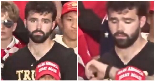 The pained body language of this guy behind Trump made far more sense than the president’s word salad – 19 delicious drops of schadenfreude