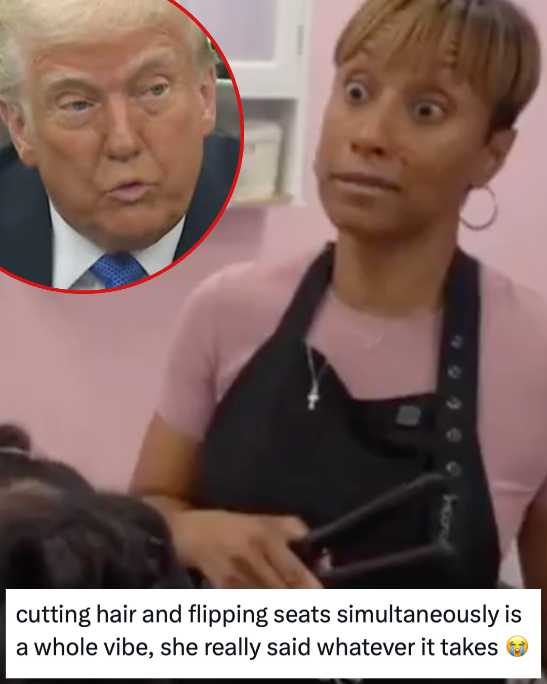 Trump’s been bigging up the ‘socialist threat’ to America and this hairdresser’s response surely spoke for stateside voters everywhere