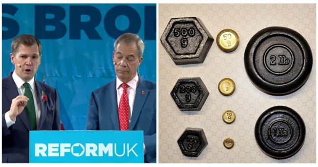 Reform announced plans to bring back imperial measurements, and inched a little further towards political oblivion