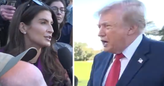 Kaitlan Collins brilliantly fact-checked Donald Trump to his face and his eye-bulging fury made it even better