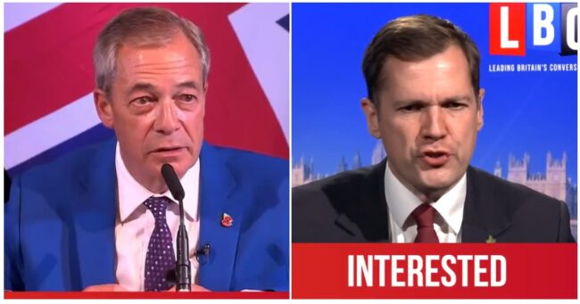 Robert Jenrick’s claim that Farage’s so-called ‘physical altercation’ was with some ‘Bolshie Lib Dem MPs’ added to the mockery in spades – 15 favourite reactions