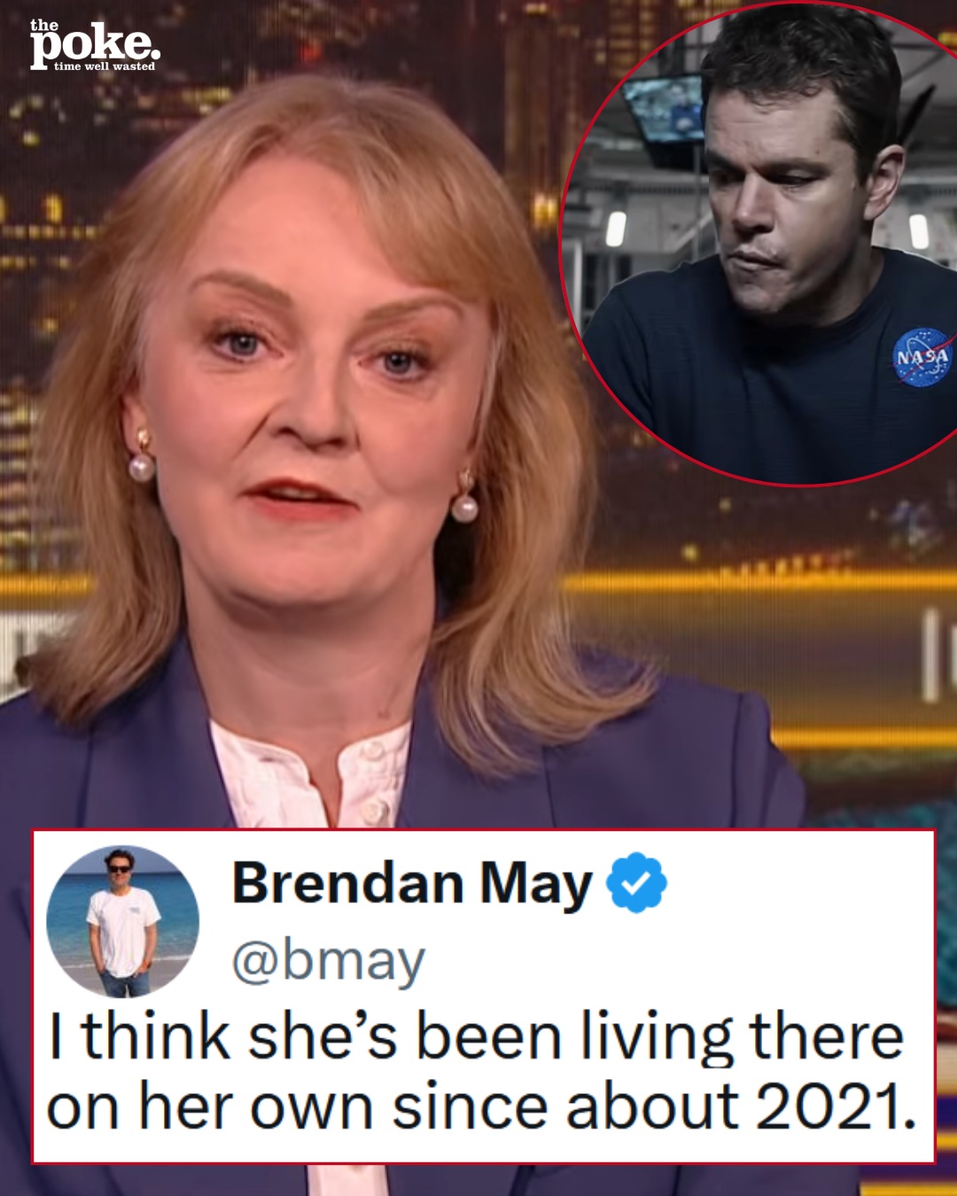 Liz Truss claims the UK would have had successful missions to Mars by 2040 if she hadn't been scuppered by woke lefties at the Bank of England – 17 generous servings of chinny reckon