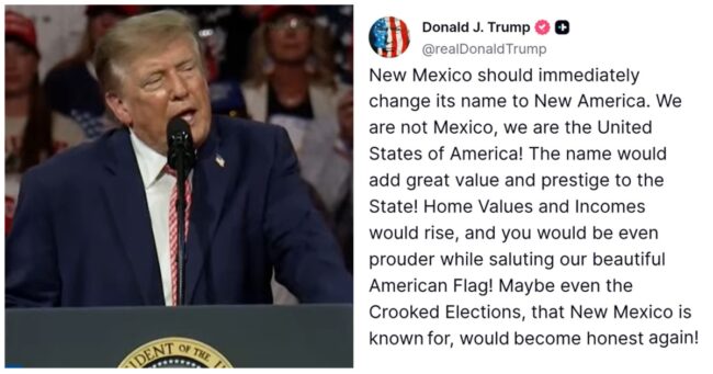 Captain Cognition wants to change the name of New Mexico to New America, if you were wondering how he plans to make America affordable again- 21 top takedowns