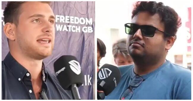 A right-wing activist was asked ‘What have you done for your country?’ and got taken down a peg or ten for his entitled response