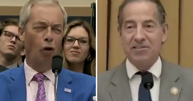 This American lawmaker’s epic takedown of ‘Putin-loving free speech imposter’ Nigel Farage will never fail to make our day better