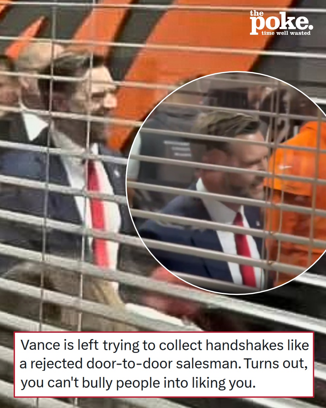 JD Vance paid a surprise visit to his hometown NFL team, and their underwhelmed response was truly humiliating and hilariously relatable