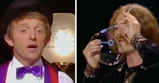 This gloriously smoky act from a 1982 episode of The Paul Daniels Magic Show definitely wouldn’t get broadcast today for obvious reasons!