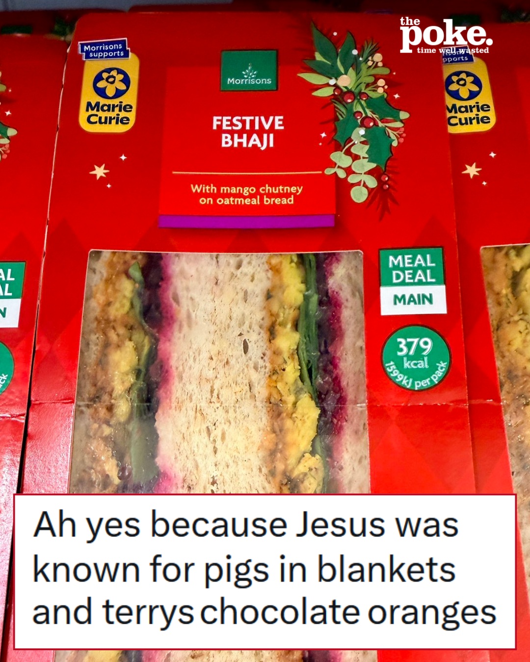 A right-winger jumped ahead on the seasonal outrage calendar to be offended by a spicy Christmas sandwich – 17 delicious clapbacks